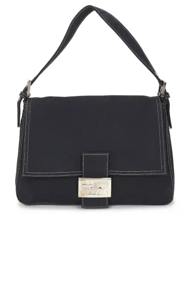 Fendi Denim Mama Baguette Shoulder Bag | Thumbnail 1 Fendi Denim Mama Baguette Shoulder Bag | Thumbnail 1