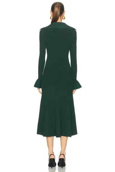 self-portrait Keyhole Midi Dress | Thumbnail 3 self-portrait Keyhole Midi Dress | Thumbnail 3
