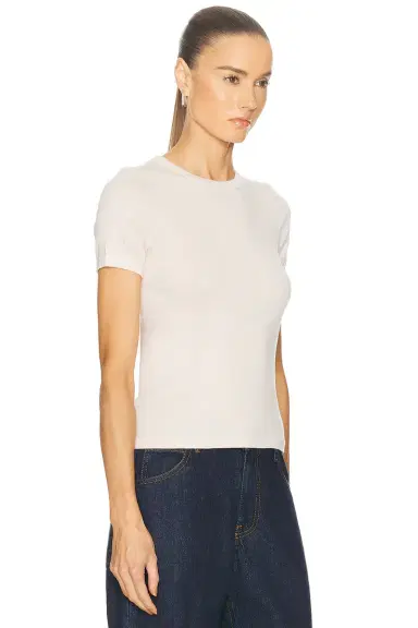 Enza Costa Supima Cotton New Classic Short Sleeve Tee | Thumbnail 2 Enza Costa Supima Cotton New Classic Short Sleeve Tee | Thumbnail 2