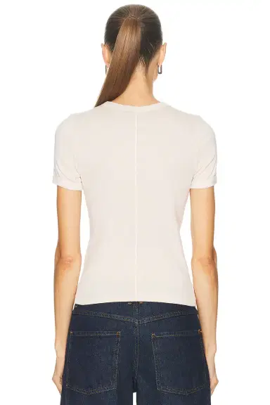 Enza Costa Supima Cotton New Classic Short Sleeve Tee | Thumbnail 3 Enza Costa Supima Cotton New Classic Short Sleeve Tee | Thumbnail 3