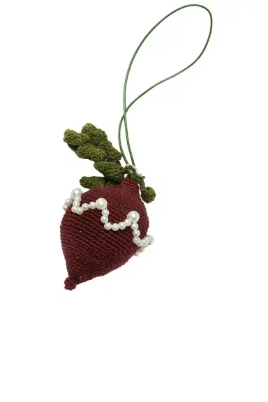 Gohar World Beet Crochet Bag Charm | Thumbnail 1 Gohar World Beet Crochet Bag Charm | Thumbnail 1