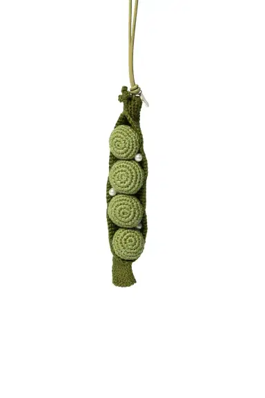 Gohar World Bean Crochet Bag Charm | Thumbnail 2 Gohar World Bean Crochet Bag Charm | Thumbnail 2