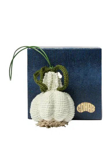 Gohar World Garlic Crochet Bag Charm | Thumbnail 2 Gohar World Garlic Crochet Bag Charm | Thumbnail 2