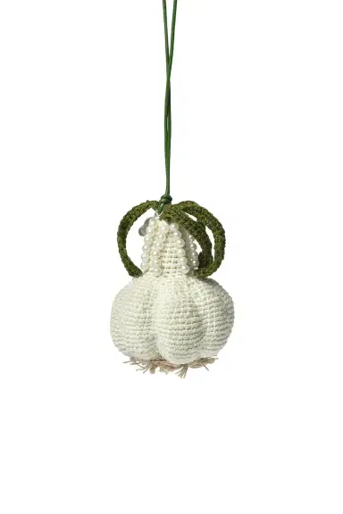 Gohar World Garlic Crochet Bag Charm | Thumbnail 1 Gohar World Garlic Crochet Bag Charm | Thumbnail 1