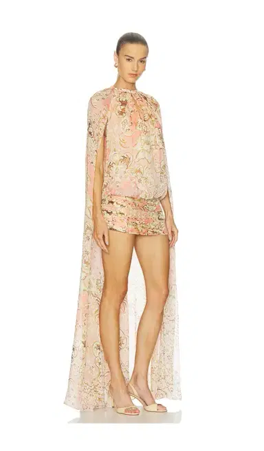 Hemant & Nandita Mini Dress With Cape | Thumbnail 2 Hemant & Nandita Mini Dress With Cape | Thumbnail 2
