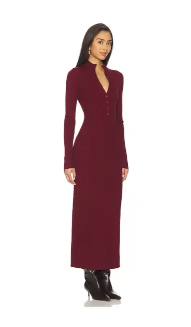 Lovers and Friends Gretta Mock Neck Midi Dress | Thumbnail 2 Lovers and Friends Gretta Mock Neck Midi Dress | Thumbnail 2