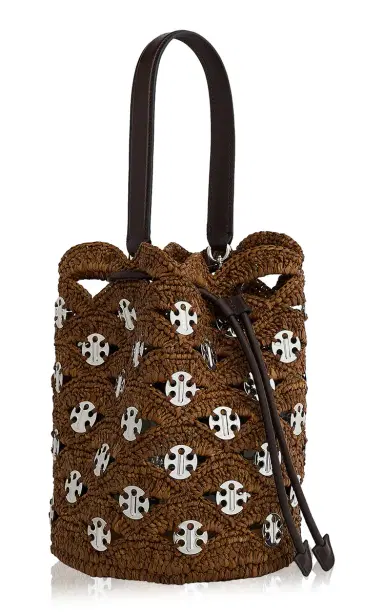 Rabanne Raffia Bucket Bag | Thumbnail 3 Rabanne Raffia Bucket Bag | Thumbnail 3