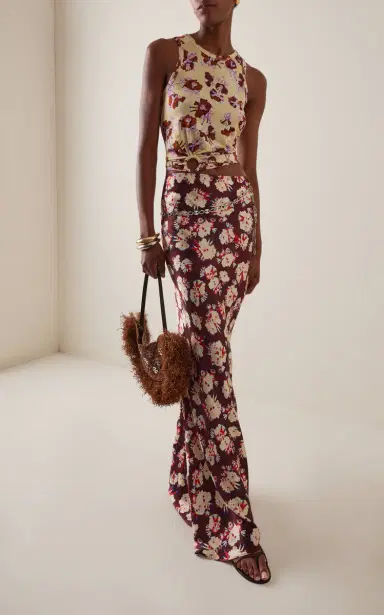 Rabanne Floral Top | Thumbnail 3 Rabanne Floral Top | Thumbnail 3