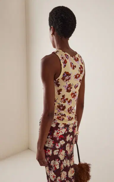 Rabanne Floral Top | Thumbnail 4 Rabanne Floral Top | Thumbnail 4