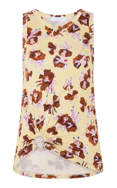 Rabanne Floral Top | Thumbnail 1 Rabanne Floral Top | Thumbnail 1