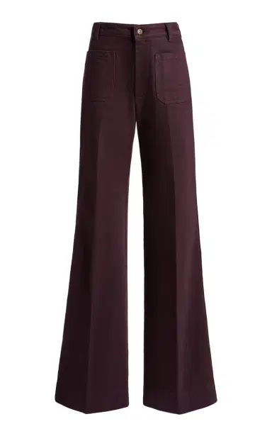 Victoria Beckham Alina Cotton High-Rise Wide-Leg Jeans | Thumbnail 5 Victoria Beckham Alina Cotton High-Rise Wide-Leg Jeans | Thumbnail 5