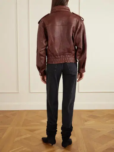 Isabel Marant Aneli Layered Textured-leather Jacket | Thumbnail 4 Isabel Marant Aneli Layered Textured-leather Jacket | Thumbnail 4