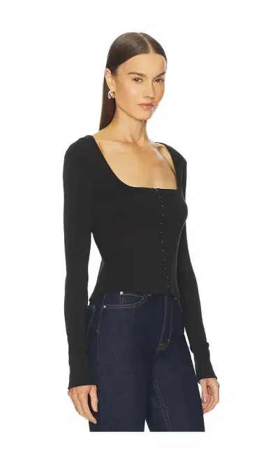 GRLFRND Hook & Eye Long Sleeve Tee | Thumbnail 2 GRLFRND Hook & Eye Long Sleeve Tee | Thumbnail 2