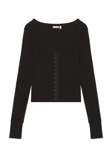 GRLFRND Hook & Eye Long Sleeve Tee | Thumbnail 7 GRLFRND Hook & Eye Long Sleeve Tee | Thumbnail 7
