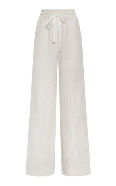 Andres Otalora Tamu Mia Mid-Rise Cotton-Jacquard Wide-Leg Pants | Thumbnail 1 Andres Otalora Tamu Mia Mid-Rise Cotton-Jacquard Wide-Leg Pants | Thumbnail 1