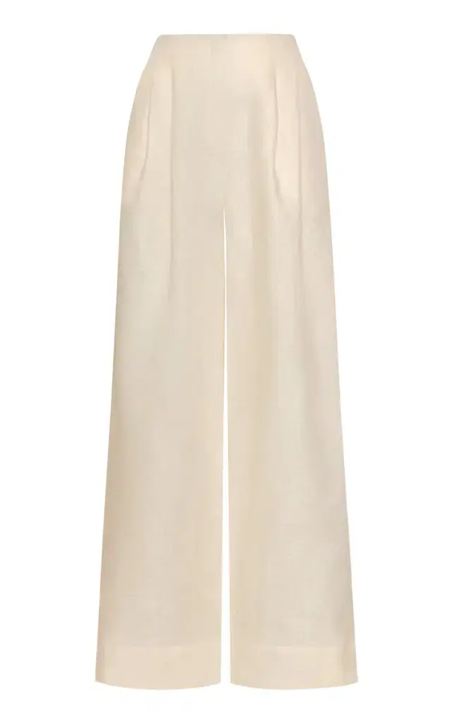 Ancestra High-Rise Linen Wide-Leg Pants Ancestra High-Rise Linen Wide-Leg Pants