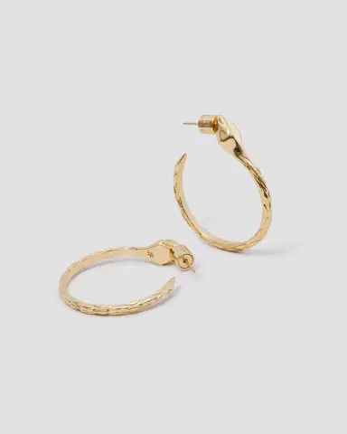 Jennifer Fisher 1 Mini Snake Hoops | Thumbnail 2 Jennifer Fisher 1 Mini Snake Hoops | Thumbnail 2