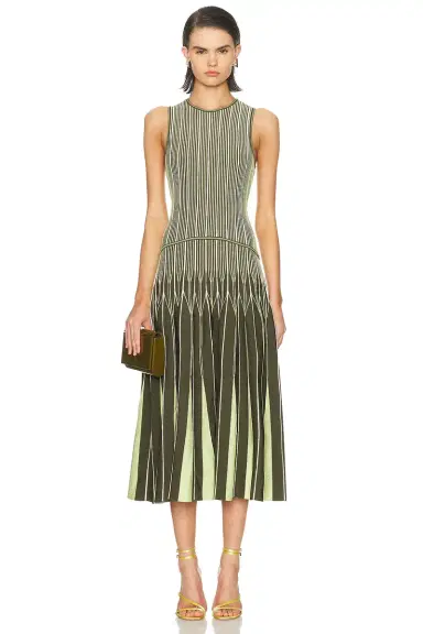 SIMKHAI Oaklen Midi Dress | Thumbnail 1 SIMKHAI Oaklen Midi Dress | Thumbnail 1
