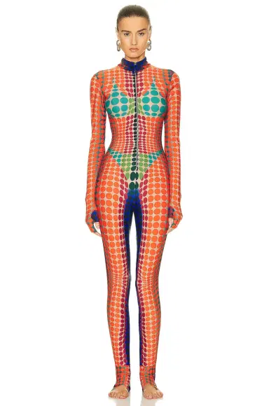 Jean Paul Gaultier High Neck Hooded Jumpsuit | Thumbnail 2 Jean Paul Gaultier High Neck Hooded Jumpsuit | Thumbnail 2