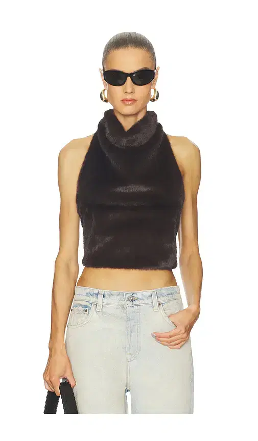 Cassidy Faux Fur Top Cassidy Faux Fur Top