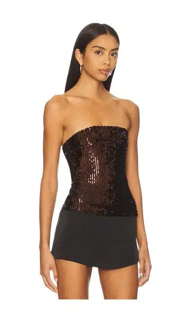 Runaway The Label Anette Strapless Sequin Bustier | Thumbnail 2 Runaway The Label Anette Strapless Sequin Bustier | Thumbnail 2