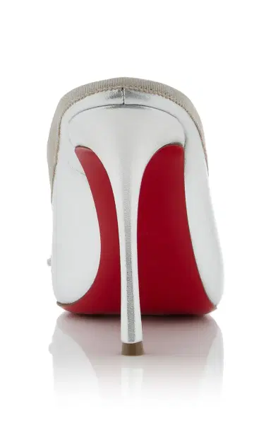 Christian Louboutin Cassia 100mm Metallic Leather Mules | Thumbnail 5 Christian Louboutin Cassia 100mm Metallic Leather Mules | Thumbnail 5