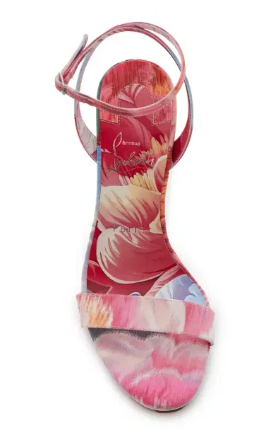Christian Louboutin Miss Z 120mm Peony Crepe Sandals | Thumbnail 3 Christian Louboutin Miss Z 120mm Peony Crepe Sandals | Thumbnail 3
