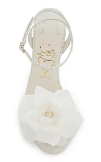 Christian Louboutin Miss Z Flora 100mm Leather Sandals | Thumbnail 3 Christian Louboutin Miss Z Flora 100mm Leather Sandals | Thumbnail 3