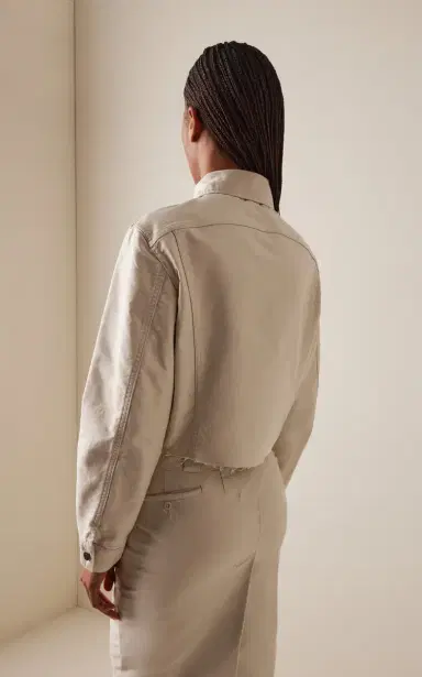 Maison Margiela Cropped Denim Jacket | Thumbnail 4 Maison Margiela Cropped Denim Jacket | Thumbnail 4