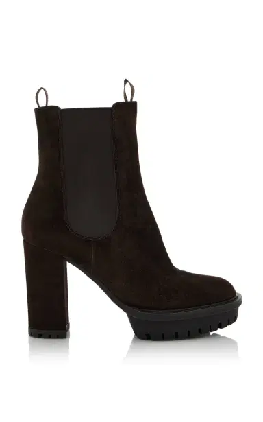 Gianvito Rossi Barrie Suede Platform Boots | Thumbnail 1 Gianvito Rossi Barrie Suede Platform Boots | Thumbnail 1