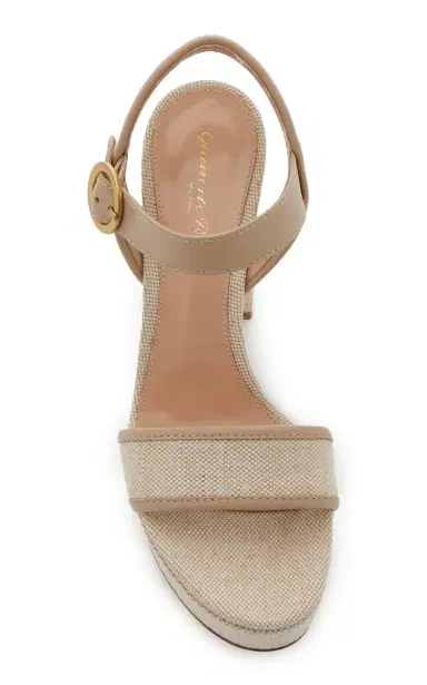 Gianvito Rossi Milos Canvas Platform Sandals | Thumbnail 3 Gianvito Rossi Milos Canvas Platform Sandals | Thumbnail 3