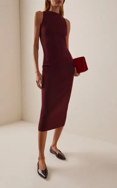 HIGH SPORT Devin Wool Midi Dress | Thumbnail 3 HIGH SPORT Devin Wool Midi Dress | Thumbnail 3