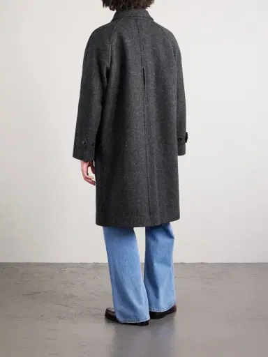 Drake's Flecked Virgin Wool Coat - Men | Thumbnail 4 Drake's Flecked Virgin Wool Coat - Men | Thumbnail 4