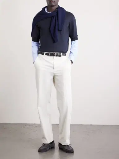 Lardini Cotton Polo Shirt - Men | Thumbnail 2 Lardini Cotton Polo Shirt - Men | Thumbnail 2