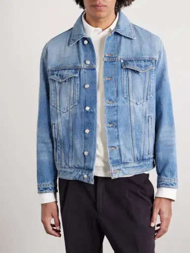 UMIT BENAN Kevin Faded Denim Jacket - Men | Thumbnail 3 UMIT BENAN Kevin Faded Denim Jacket - Men | Thumbnail 3