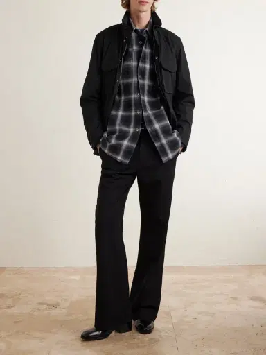 Tom Ford Cotton and Silk-Blend Hooded Field Jacket - Men | Thumbnail 2 Tom Ford Cotton and Silk-Blend Hooded Field Jacket - Men | Thumbnail 2