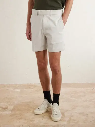 Tom Ford Straight-Leg Brushed Cotton-Drill Shorts - Men | Thumbnail 3 Tom Ford Straight-Leg Brushed Cotton-Drill Shorts - Men | Thumbnail 3