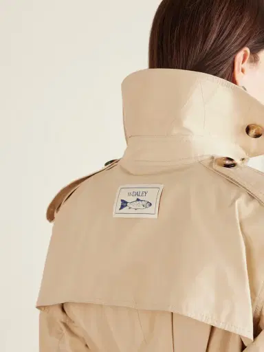 S.S. Daley Evelyn Leather-trimmed Cotton-blend Gabardine Jacket | Thumbnail 5 S.S. Daley Evelyn Leather-trimmed Cotton-blend Gabardine Jacket | Thumbnail 5