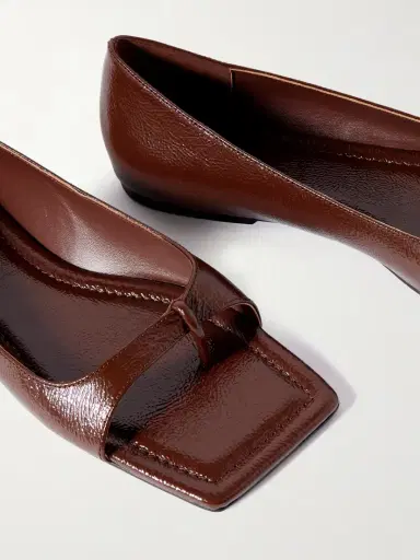 St. Agni 90s Crinkled Patent-leather Pumps | Thumbnail 4 St. Agni 90s Crinkled Patent-leather Pumps | Thumbnail 4