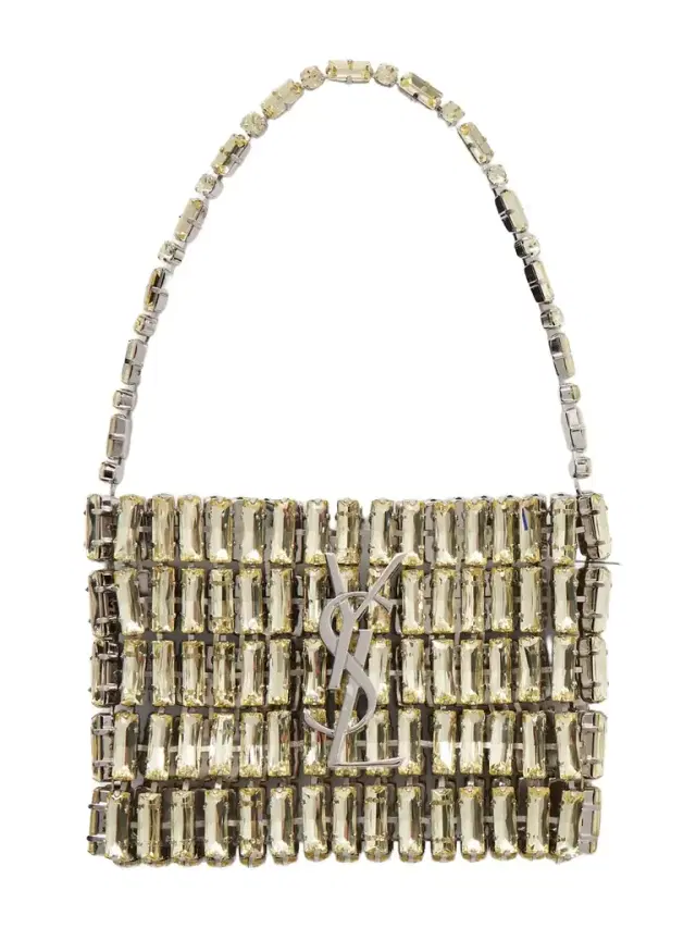Evening Micro Crystal-embellished Chainmail Shoulder Bag Evening Micro Crystal-embellished Chainmail Shoulder Bag
