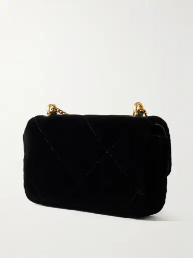 Tory Burch Kira Diamond Embellished Quilted Velvet Shoulder Bag | Thumbnail 3 Tory Burch Kira Diamond Embellished Quilted Velvet Shoulder Bag | Thumbnail 3