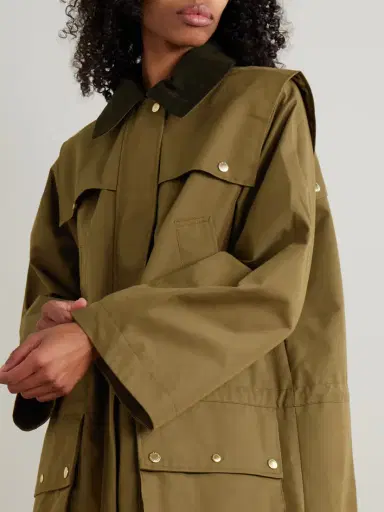 Barbour Bilsdale Hooded Corduroy-trimmed Cotton-blend Twill Jacket | Thumbnail 6 Barbour Bilsdale Hooded Corduroy-trimmed Cotton-blend Twill Jacket | Thumbnail 6