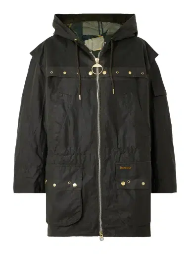 Barbour Aberford Hooded Waxed-cotton Jacket | Thumbnail 1 Barbour Aberford Hooded Waxed-cotton Jacket | Thumbnail 1