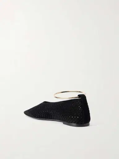 Jil Sander Ballerina Laser-cut Suede Flats | Thumbnail 3 Jil Sander Ballerina Laser-cut Suede Flats | Thumbnail 3
