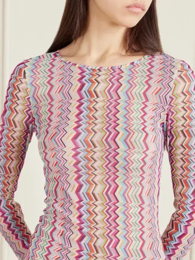 Missoni Striped Stretch-jersey Mini Dress | Thumbnail 5 Missoni Striped Stretch-jersey Mini Dress | Thumbnail 5