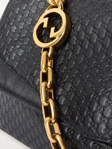 Gucci Chain-detailed Logo-debossed Leather Shoulder Bag | Thumbnail 5 Gucci Chain-detailed Logo-debossed Leather Shoulder Bag | Thumbnail 5
