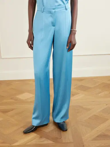 Stella McCartney Satin Wide-leg Pants | Thumbnail 3 Stella McCartney Satin Wide-leg Pants | Thumbnail 3