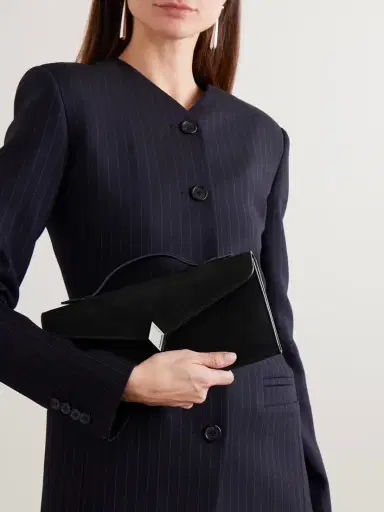 Métier Edge Embellished Nubuck Clutch | Thumbnail 2 Métier Edge Embellished Nubuck Clutch | Thumbnail 2