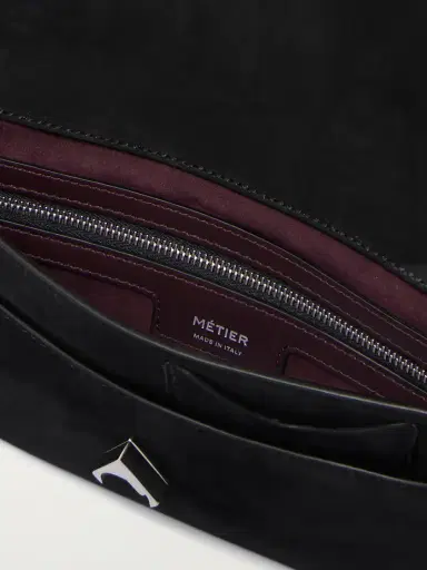 Métier Edge Embellished Nubuck Clutch | Thumbnail 5 Métier Edge Embellished Nubuck Clutch | Thumbnail 5