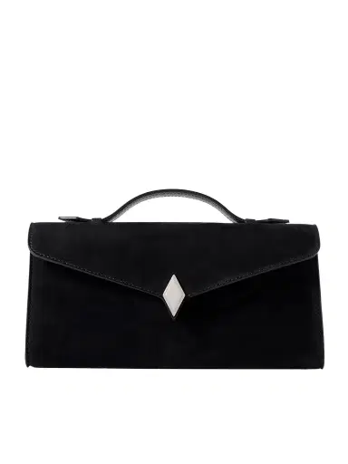 Métier Edge Embellished Nubuck Clutch | Thumbnail 1 Métier Edge Embellished Nubuck Clutch | Thumbnail 1